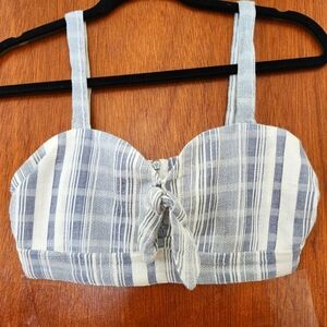 Small Abercrombie & Fitch Bow Knot Bralette Crop Top with Convertible Straps